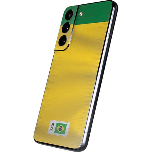 Brazil Soccer Flag Galaxy S22 Skin