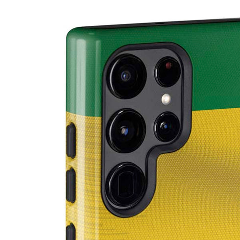Brazil Soccer Flag Galaxy S22 Ultra Pro Case