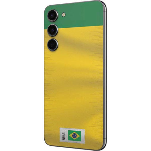 Brazil Soccer Flag Galaxy S23 Plus Skin