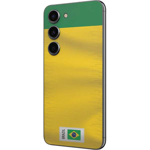 Brazil Soccer Flag Galaxy S23 Skin
