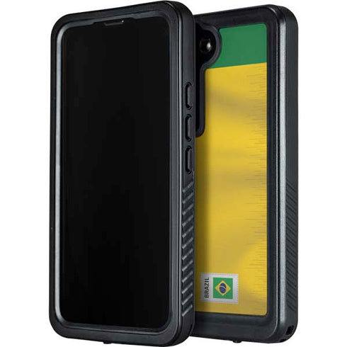 Brazil Soccer Flag Galaxy S23 Waterproof Case
