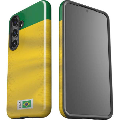 Brazil Soccer Flag Galaxy S24 Impact Case