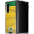 Brazil Soccer Flag Galaxy Z Fold4 5G Clear Case
