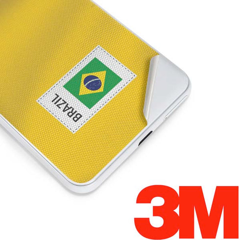 Brazil Soccer Flag Google Pixel 3 Skin