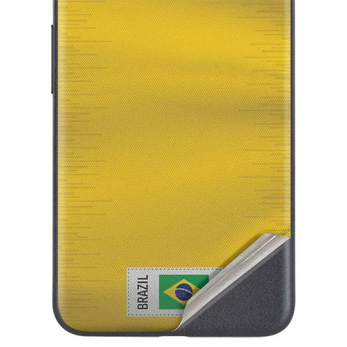 Brazil Soccer Flag Google Pixel 4a 5G Skin