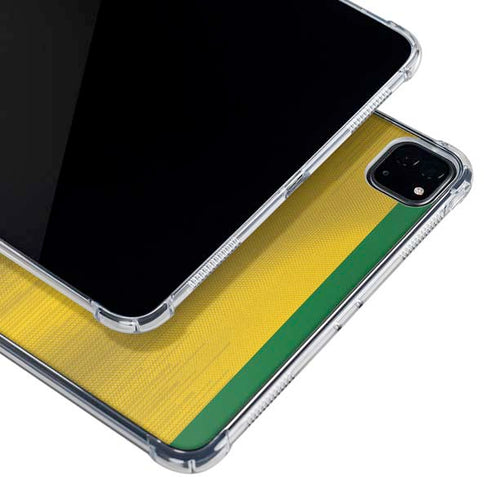 Brazil Soccer Flag iPad Pro 12.9in (2020) Clear Case