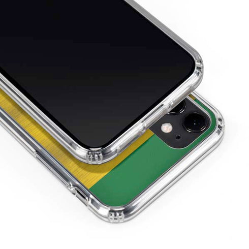 Brazil Soccer Flag iPhone 11 Clear Case