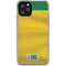 Brazil Soccer Flag iPhone 11 Pro Clear Case