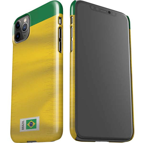 Brazil Soccer Flag iPhone 11 Pro Max Lite Case