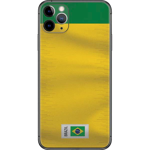 Brazil Soccer Flag iPhone 11 Pro Max Skin