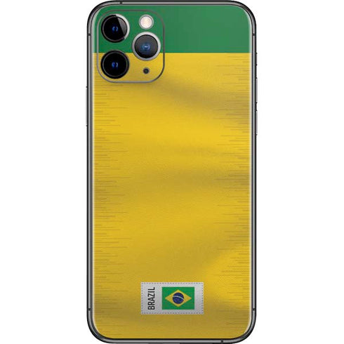 Brazil Soccer Flag iPhone 11 Pro Skin