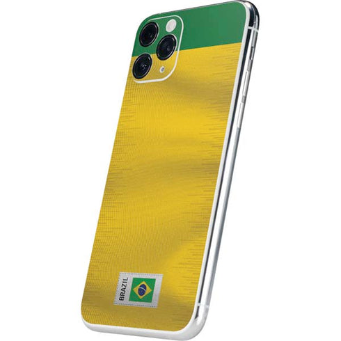 Brazil Soccer Flag iPhone 11 Pro Skin