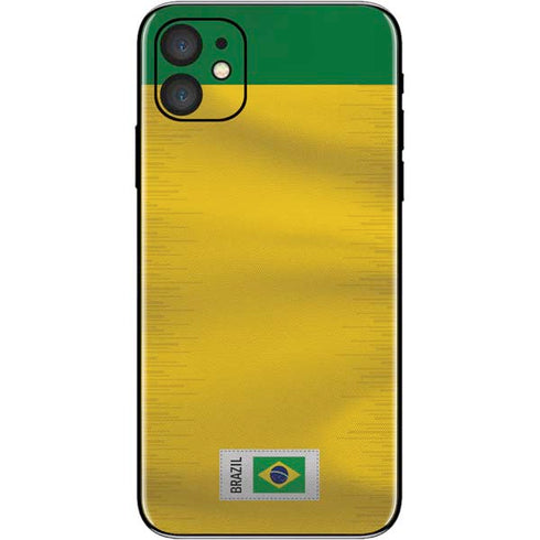 Brazil Soccer Flag iPhone 11 Skin