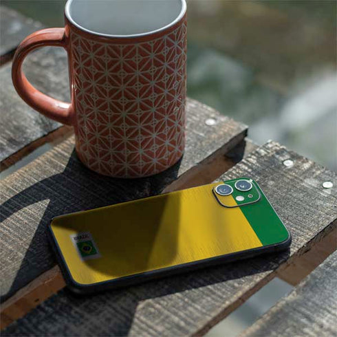 Brazil Soccer Flag iPhone 11 Skin