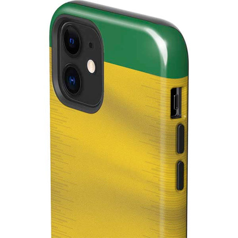 Brazil Soccer Flag iPhone 12 Mini Impact Case