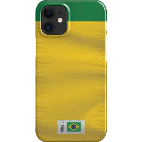 Brazil Soccer Flag iPhone 12 Mini Lite Case