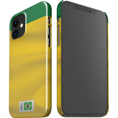Brazil Soccer Flag iPhone 12 Mini Lite Case