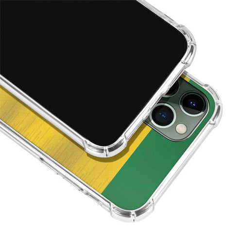 Brazil Soccer Flag iPhone 12 Pro Clear Case