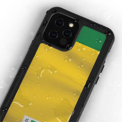Brazil Soccer Flag iPhone 12 Pro Max Waterproof Case