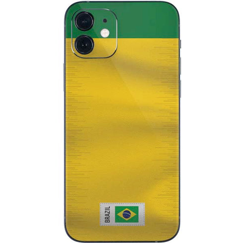 Brazil Soccer Flag iPhone 12 Skin