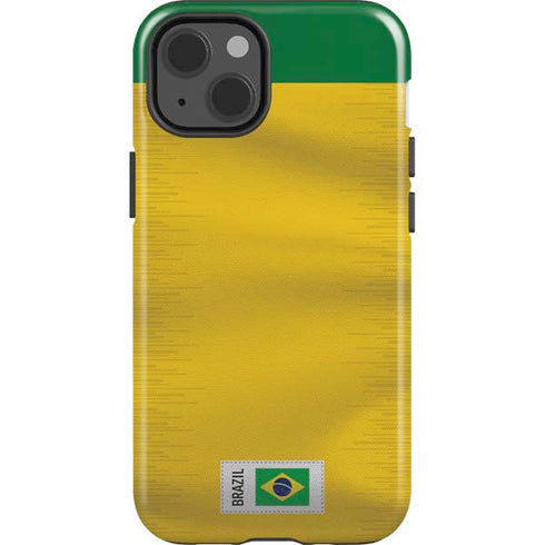 Brazil Soccer Flag iPhone 13 Impact Case