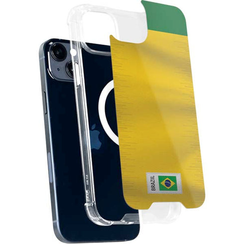 Brazil Soccer Flag iPhone 13 MagSafe Case