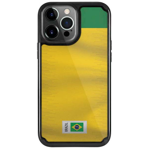 Brazil Soccer Flag iPhone 13 Pro Cargo Case