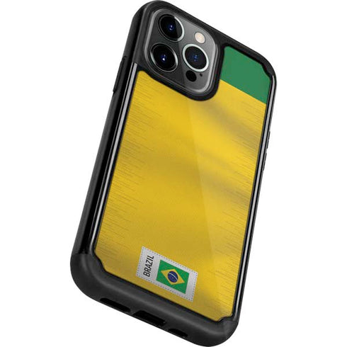 Brazil Soccer Flag iPhone 13 Pro Cargo Case