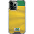 Brazil Soccer Flag iPhone 13 Pro Max Clear Case