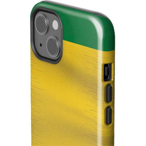 Brazil Soccer Flag iPhone 15 Plus Impact Case