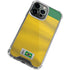 Brazil Soccer Flag iPhone 14 Pro Clear Case