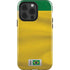 Brazil Soccer Flag iPhone 14 Pro Impact Case