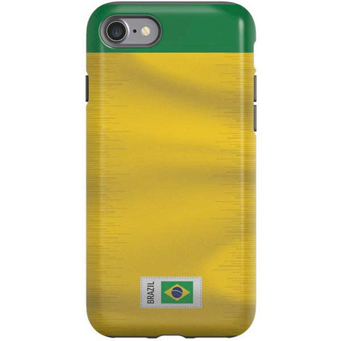 Brazil Soccer Flag iPhone SE (2nd & 3rd Gen) Pro Case
