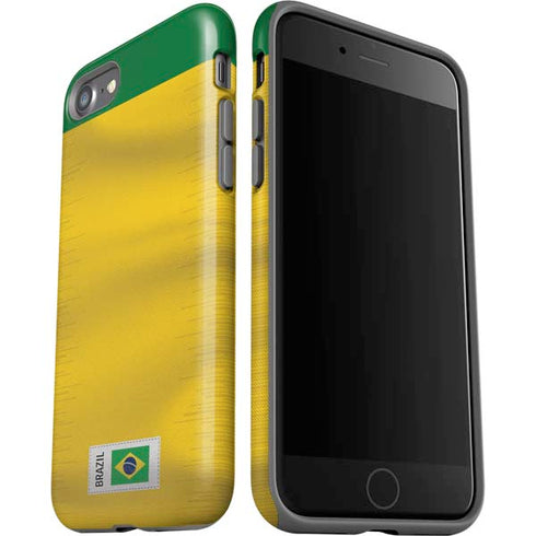 Brazil Soccer Flag iPhone SE (2nd & 3rd Gen) Pro Case