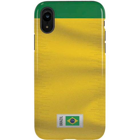 Brazil Soccer Flag iPhone XR Pro Case