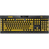 Brazil Soccer Flag K95 RGB PLATINUM Mechanical Gaming Keyboard Skin