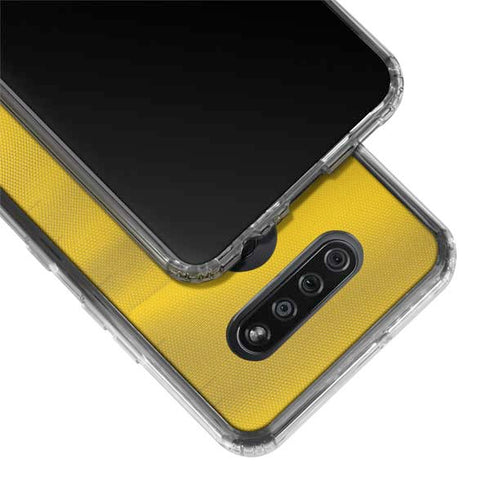 Brazil Soccer Flag LG K51/Q51 Clear Case