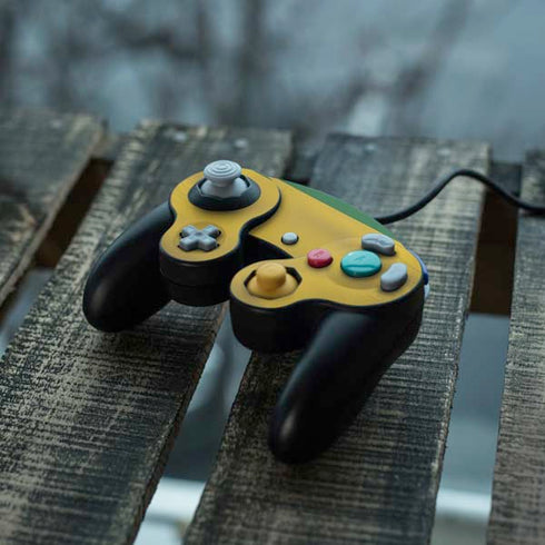 Brazil Soccer Flag Nintendo GameCube Controller Skin