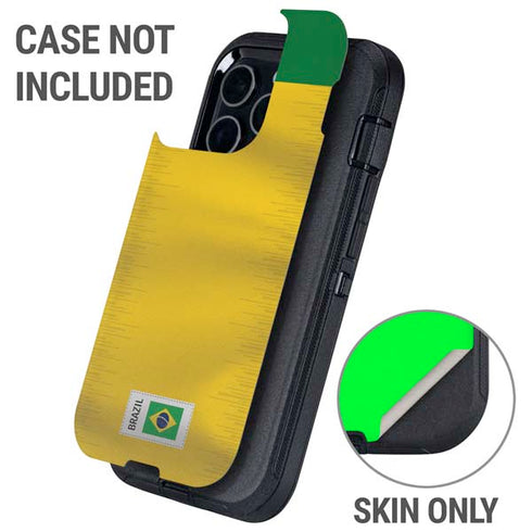 Brazil Soccer Flag Otterbox Defender iPhone Skin