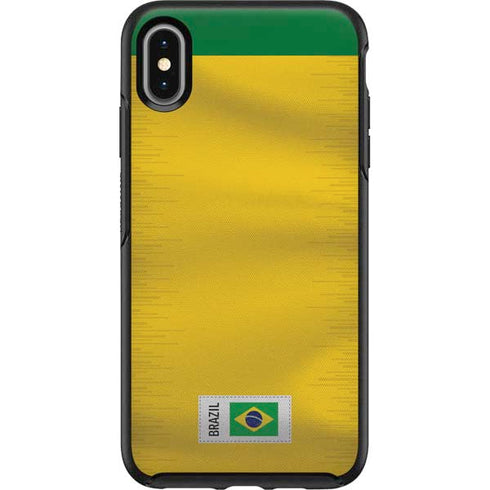 Brazil Soccer Flag Otterbox Symmetry iPhone Skin