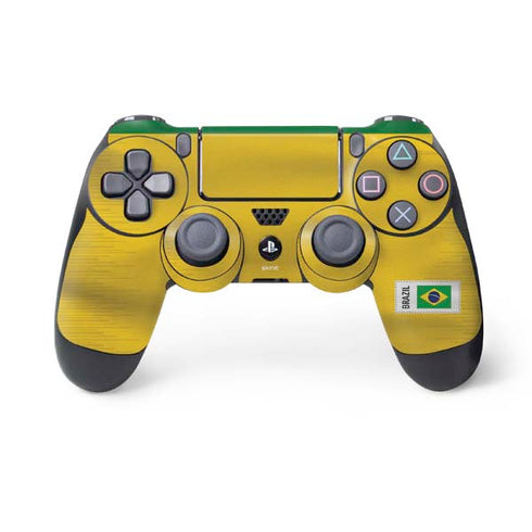 Brazil Soccer Flag PS4 Controller Skin