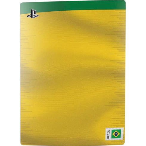 Brazil Soccer Flag PS5 Digital Edition Console Skin