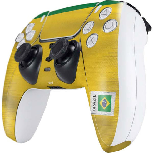 Brazil Soccer Flag PS5 Controller Skin