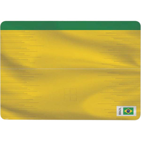 Brazil Soccer Flag Surface Laptop Studio Skin