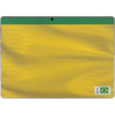 Brazil Soccer Flag Surface Pro 8 Skin