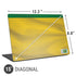Brazil Soccer Flag Universal Laptop 15in (12.2 x 8.8in) Skin