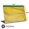 Brazil Soccer Flag Universal Laptop 18in (14.6 x 10.6in) Skin