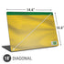 Brazil Soccer Flag Universal Laptop 18in (14.6 x 10.6in) Skin