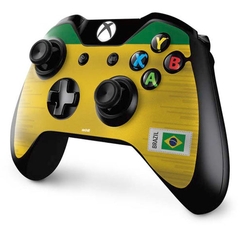 Brazil Soccer Flag Xbox One Controller Skin