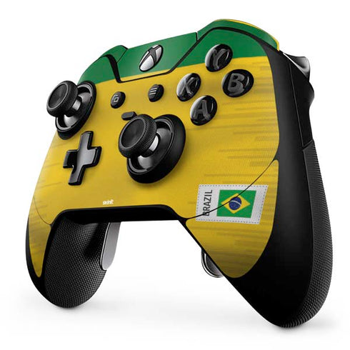 Brazil Soccer Flag Xbox One Elite Controller Skin